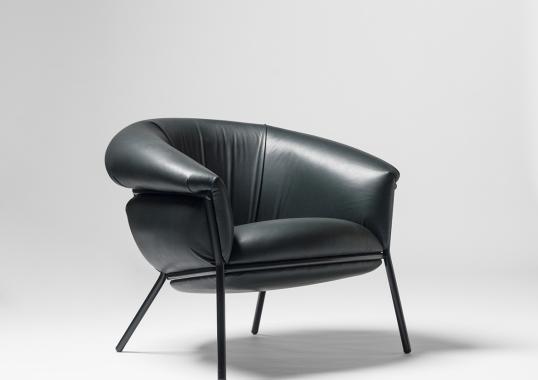 Кресло от фабрики BD Barcelona Design модель Grasso Arm