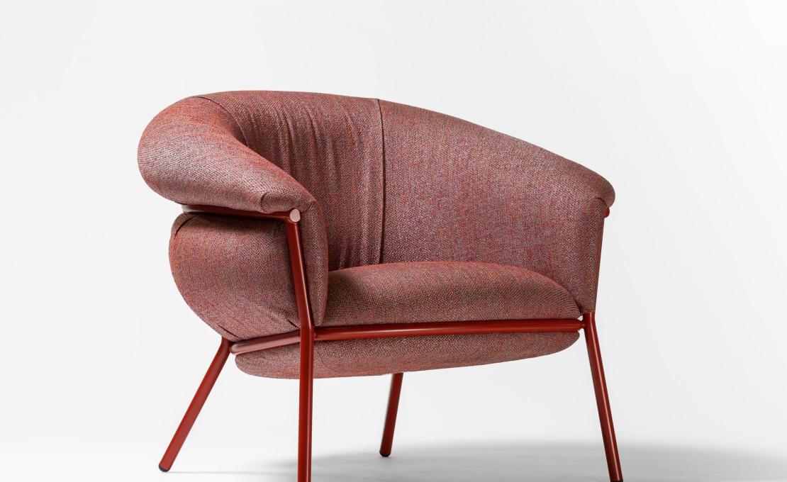 Кресло от фабрики BD Barcelona Design модель Grasso Arm