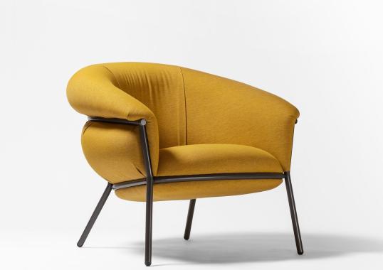 Кресло от фабрики BD Barcelona Design модель Grasso Arm