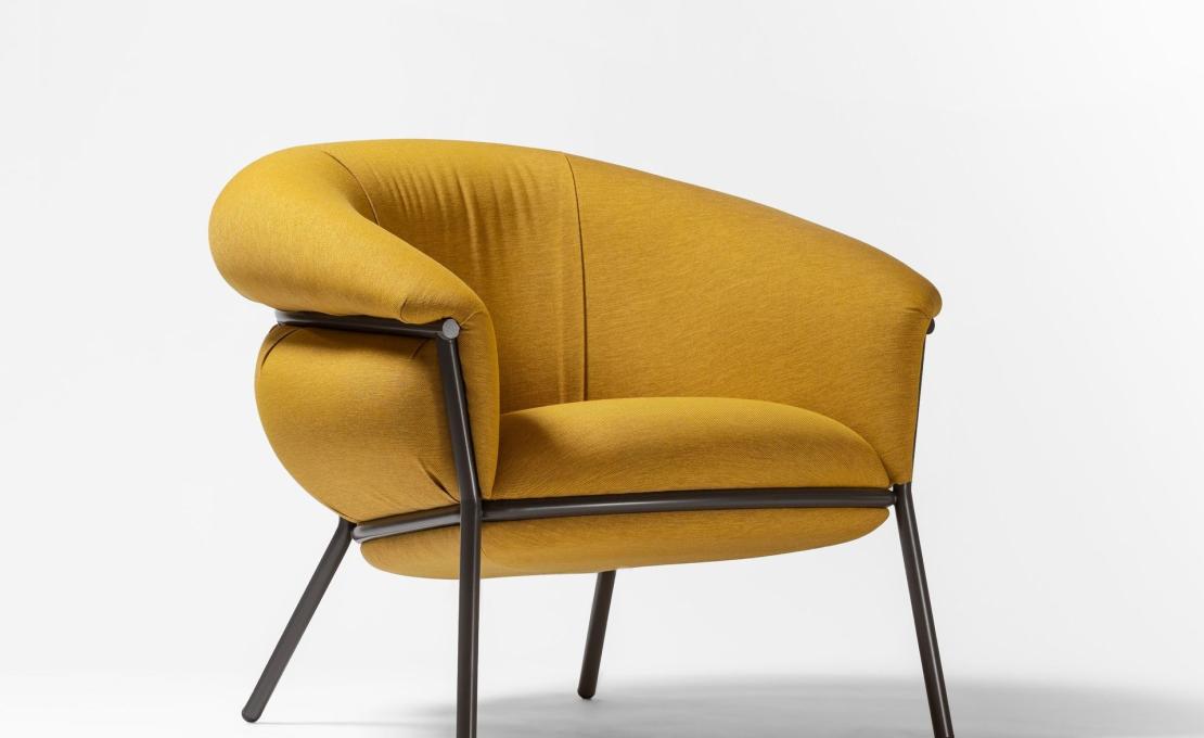 Кресло от фабрики BD Barcelona Design модель Grasso Arm