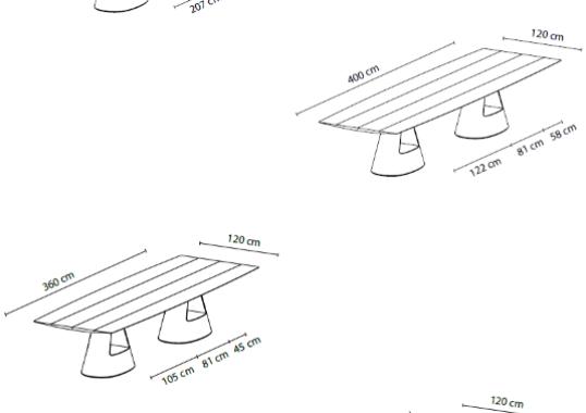 Стол BD Barcelona Design B-CONCRETE image 2