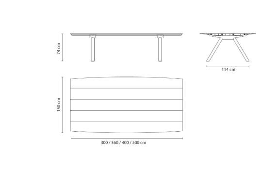 Стол BD Barcelona Design B150-WOOD image 3