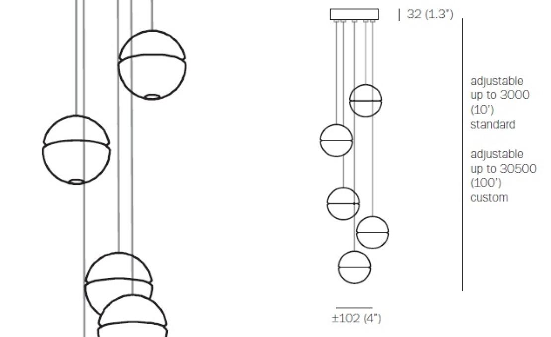 Подвесной светильник от фабрики Bocci модель 14.5 Pendant