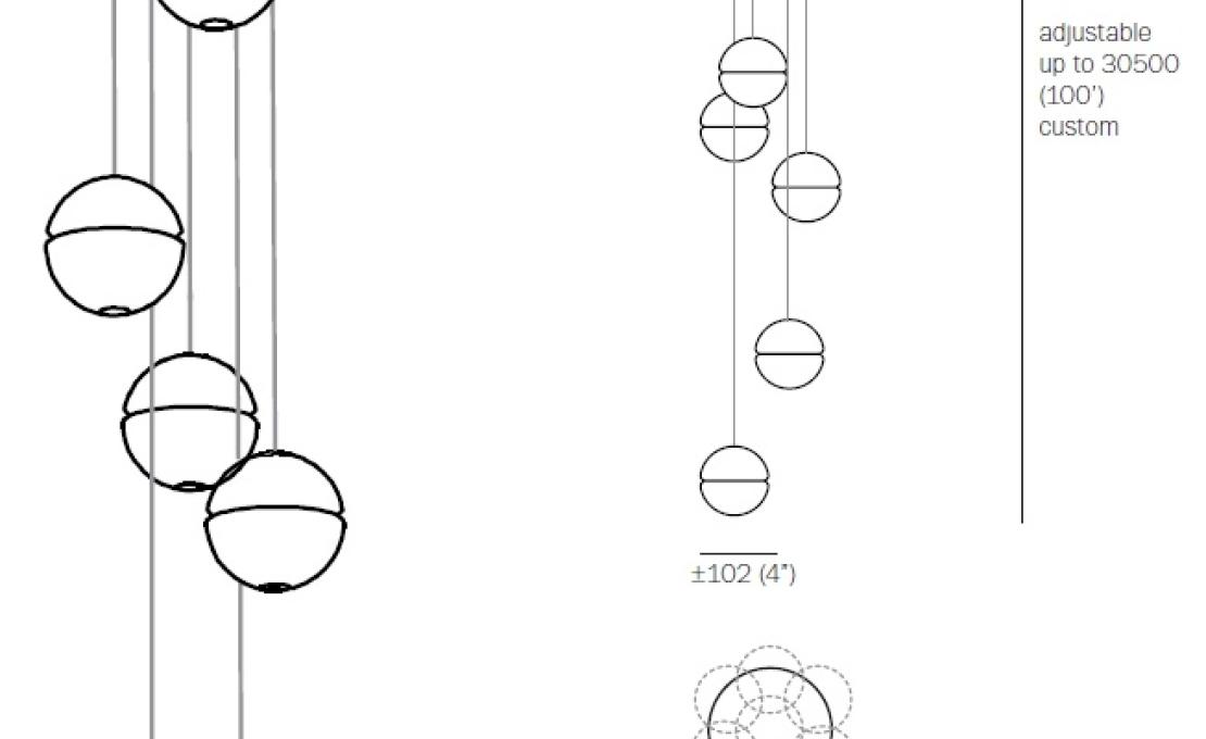Подвесной светильник от фабрики Bocci модель 14.7 Pendant