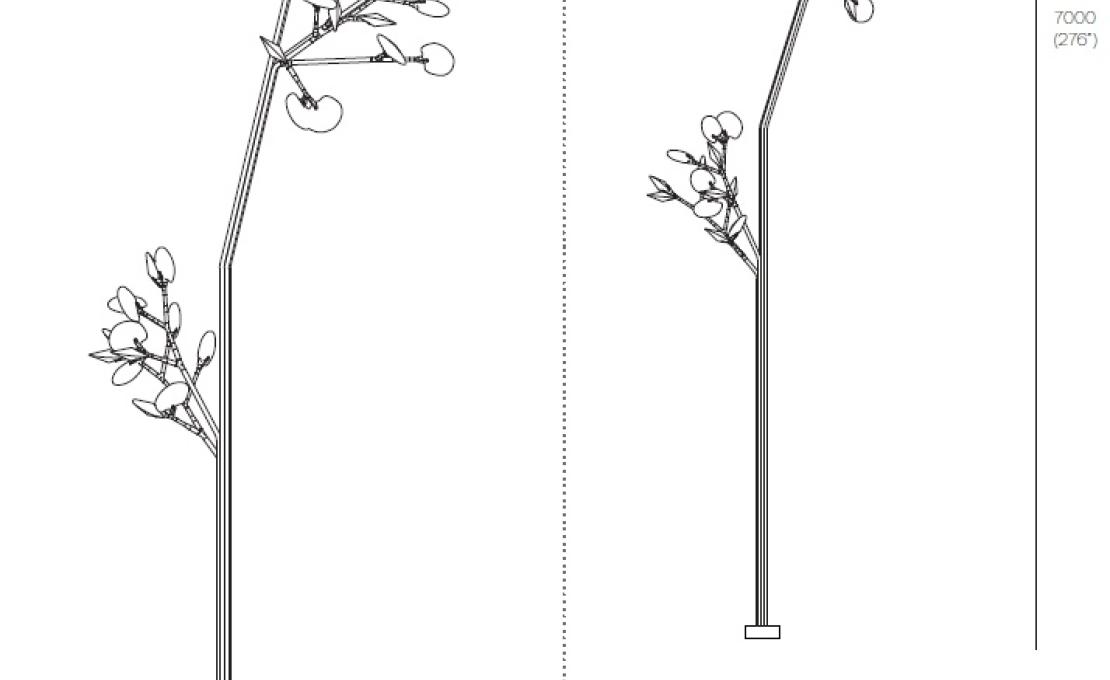 Уличный светильник от фабрики Bocci модель 16.25 Aspen Outdoor Lamp