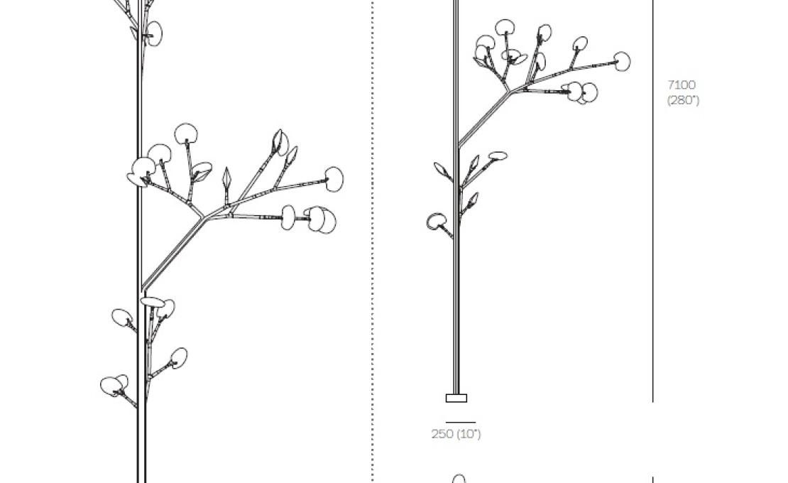 Уличный светильник от фабрики Bocci модель 16.40 Birch Outdoor Lamp