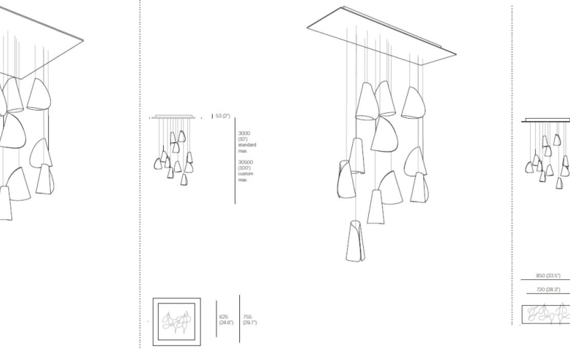 Подвесной светильник от фабрики Bocci модель 21.11 Pendant