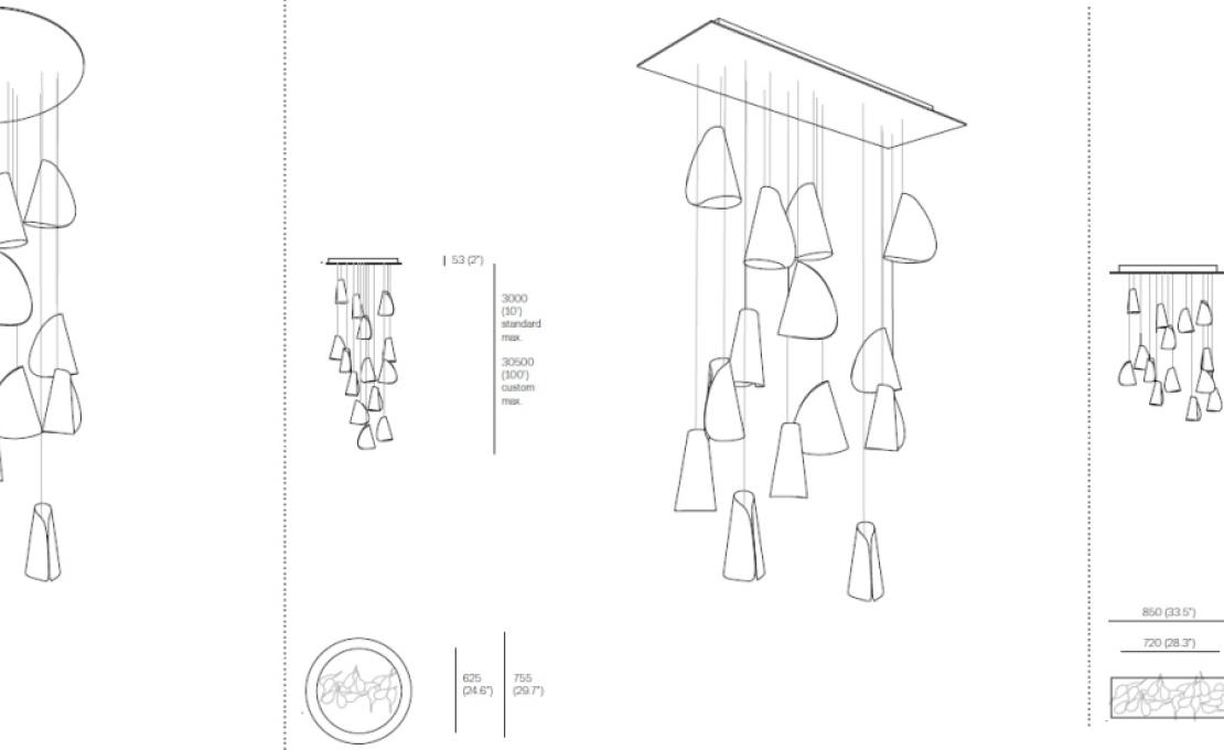Подвесной светильник от фабрики Bocci модель 21.14 Pendant