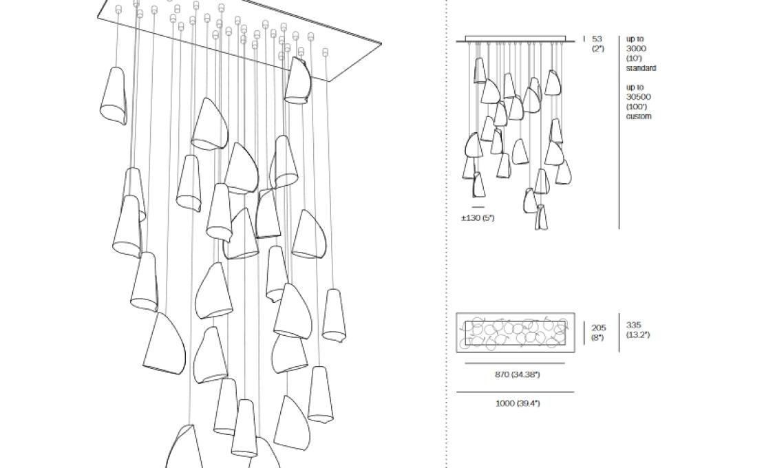 Подвесной светильник от фабрики Bocci модель 21.26 Pendant
