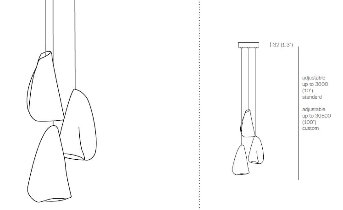 Подвесной светильник от фабрики Bocci модель 21.3 Pendant