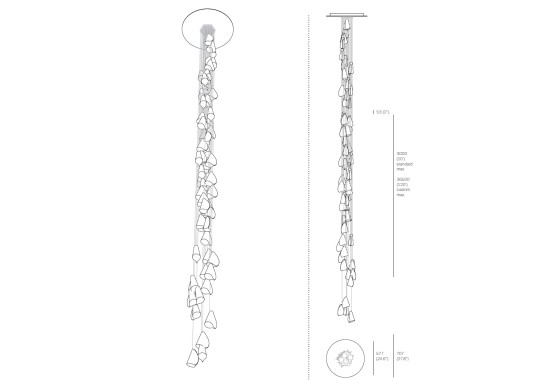 Технические характеристики и чертежи Bocci 21.61 Pendant