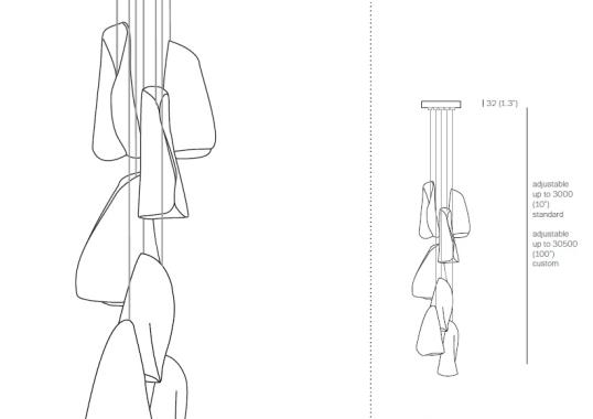 Подвесной светильник Bocci 21.7 Pendant image 2