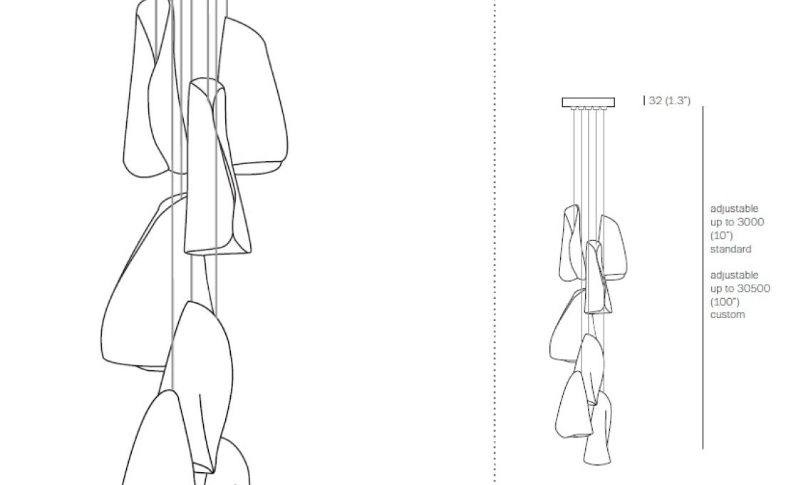 Подвесной светильник от фабрики Bocci модель 21.7 Pendant