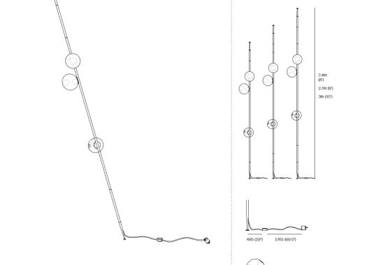 Торшер Bocci 28 Stem Floor Lamp image 2