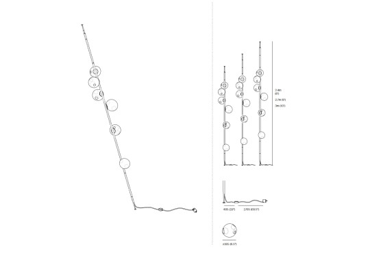 Технические характеристики и чертежи Bocci 28 Stem Floor