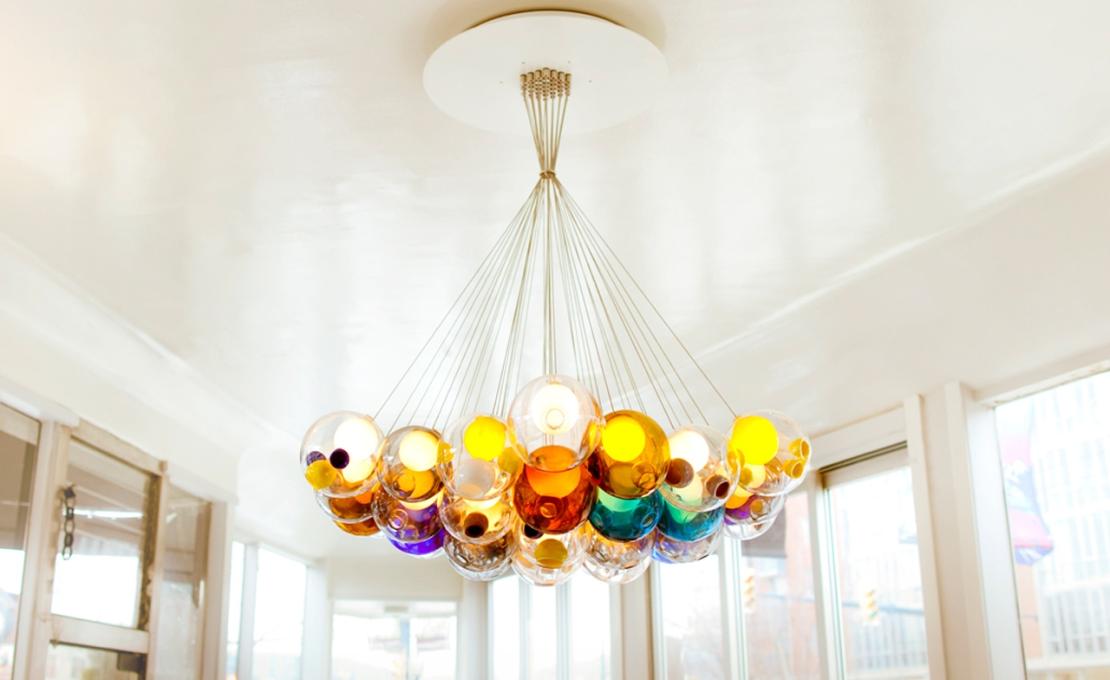 Подвесной светильник от фабрики Bocci модель 28 Cluster Pendant Lamp