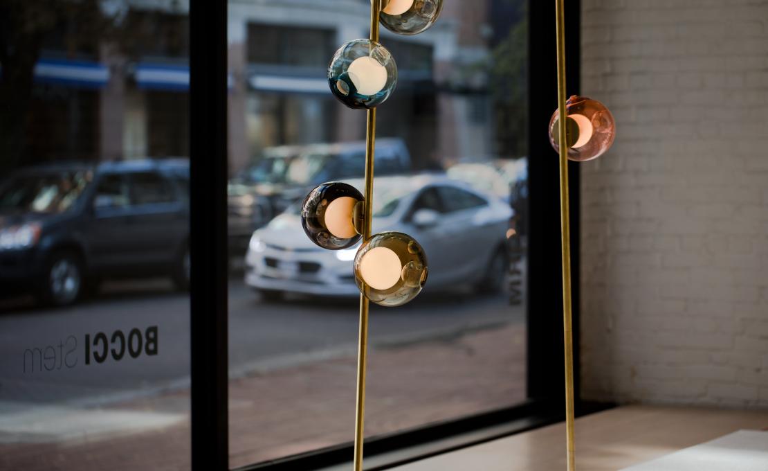 Торшер от фабрики Bocci модель 28 Stem Floor Lamp