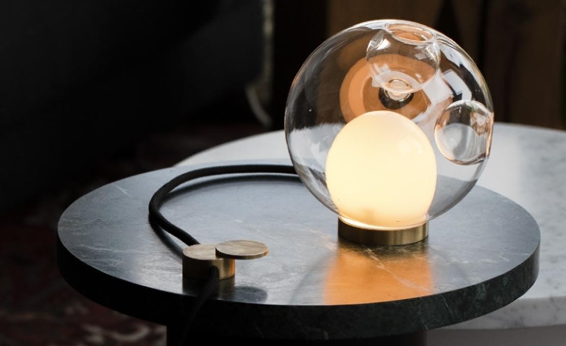 Настольная лампа от фабрики Bocci модель 28t Clear  Lamp