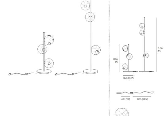 Торшер Bocci 38 Stem Floor Lamp image 3