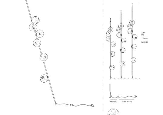 Торшер Bocci 38 Stem Floor Lamp image 5