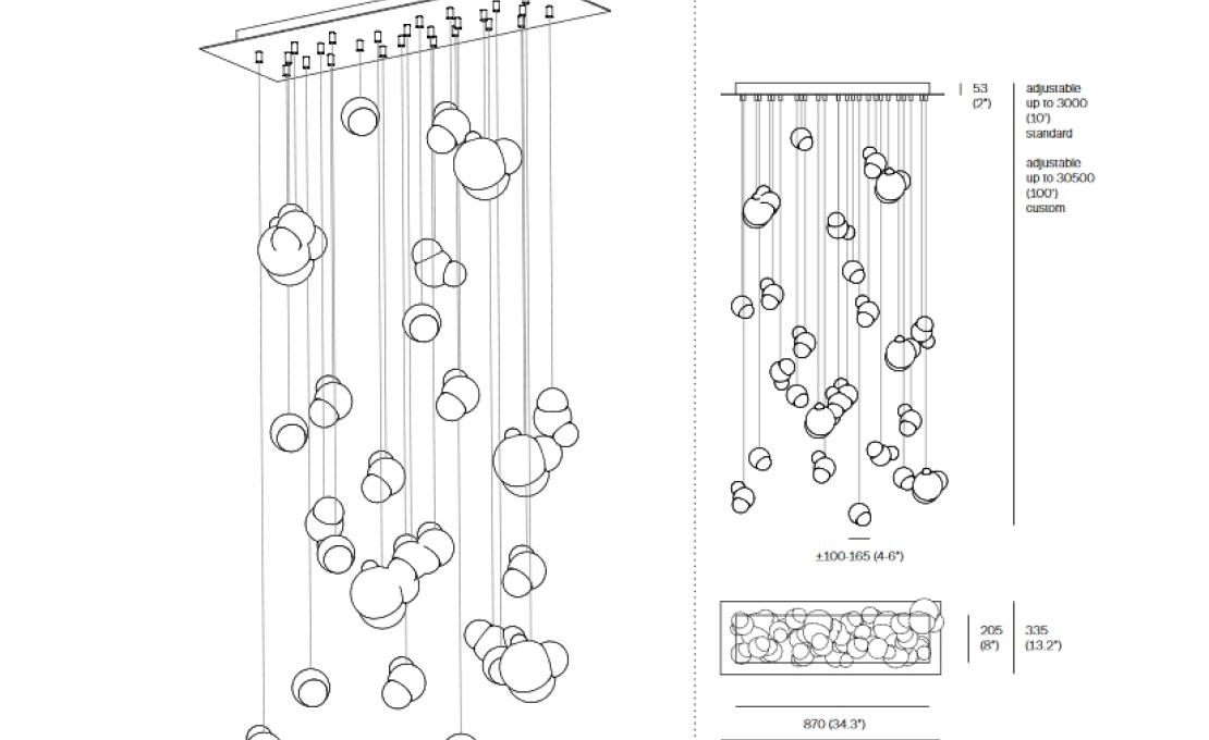 Подвесной светильник от фабрики Bocci модель 57.26 Pendant