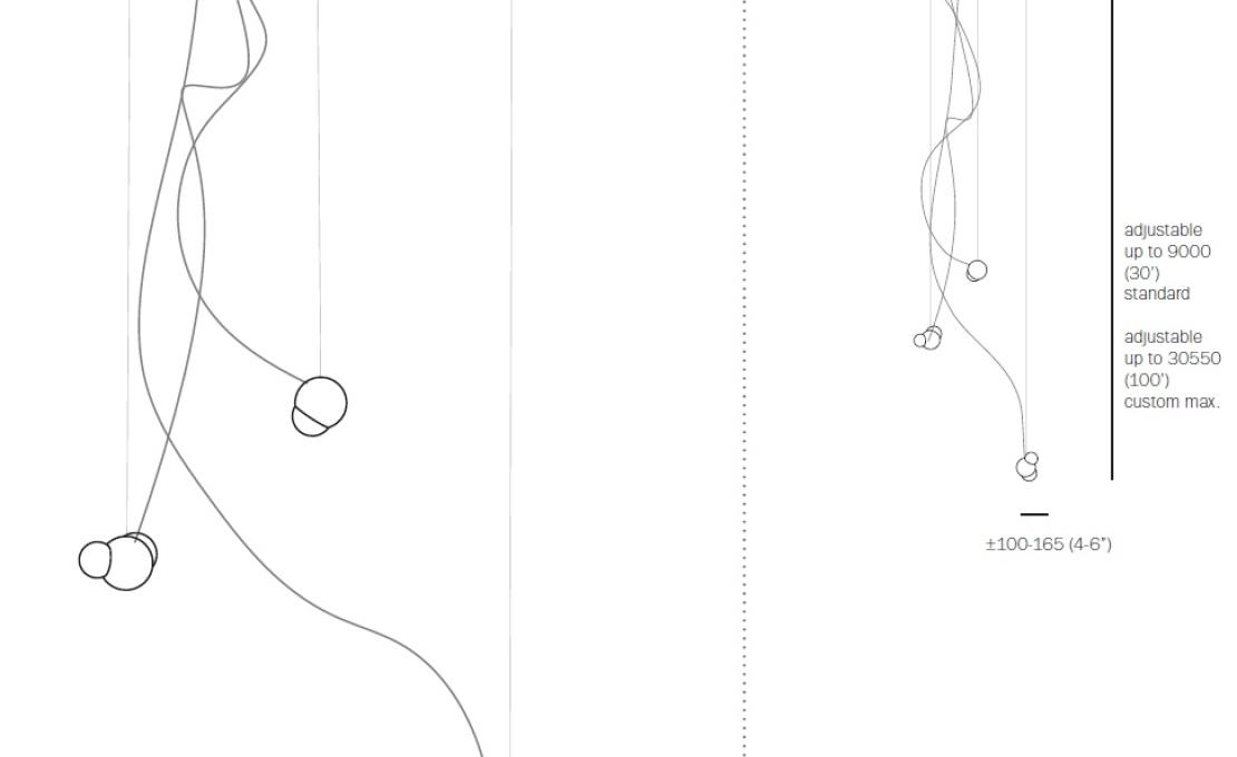 Подвесной светильник от фабрики Bocci модель 57.3 Pendant