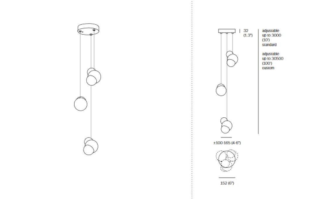 Подвесной светильник от фабрики Bocci модель 57.3 Pendant