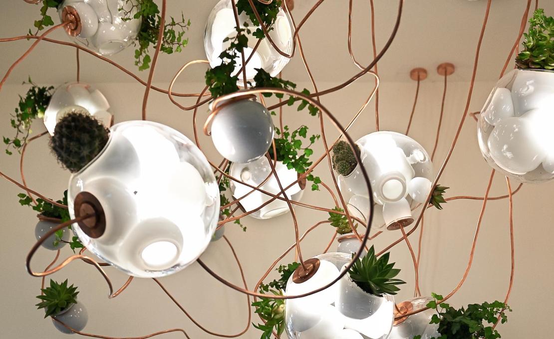 Подвесной светильник от фабрики Bocci модель 38 Suspension Lamp