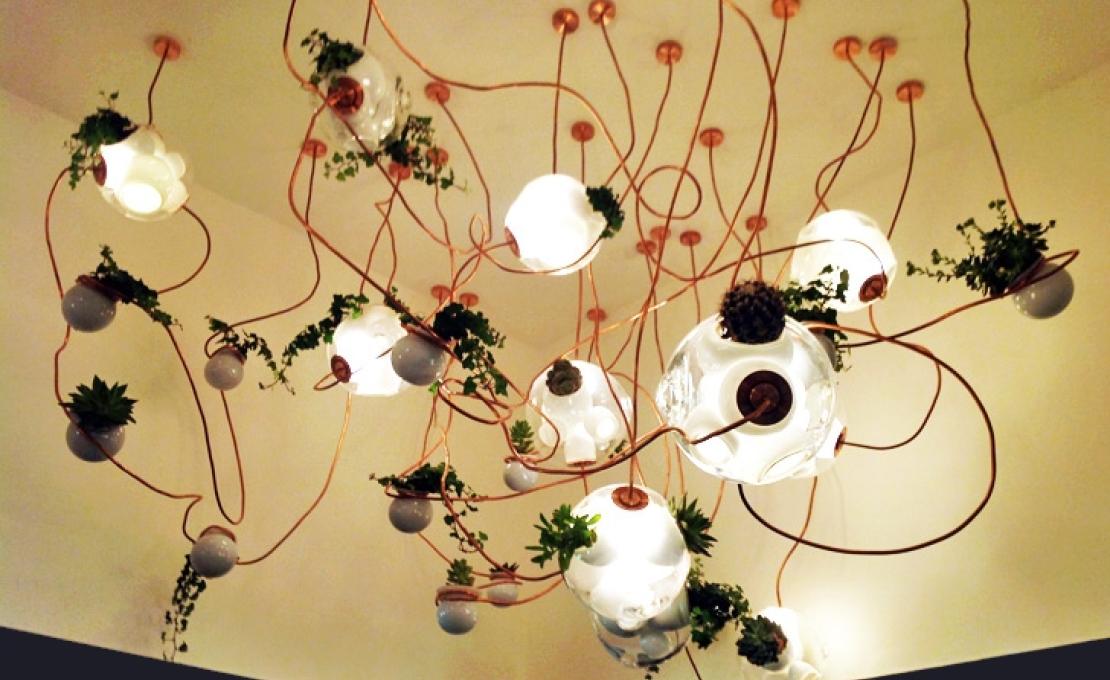 Подвесной светильник от фабрики Bocci модель 38 Suspension Lamp