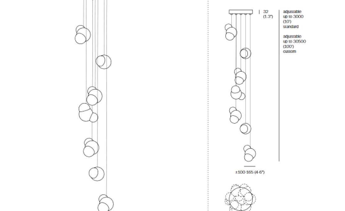 Подвесной светильник от фабрики Bocci модель 57.7 Pendant