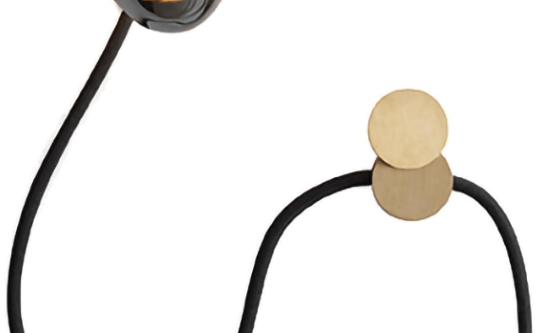 Настольная лампа от фабрики Bocci модель 57T DARK MIRRORED  LAMP