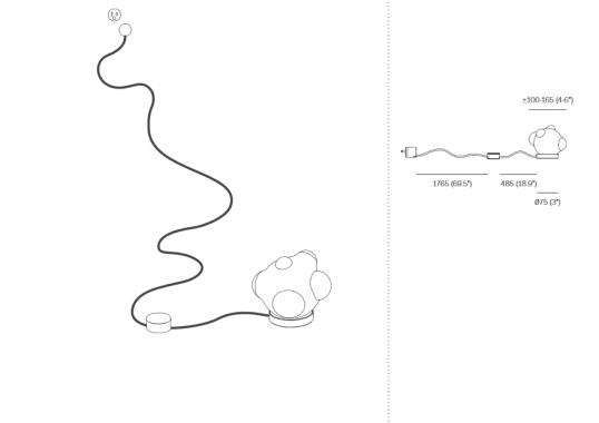 Настольная лампа Bocci 57T DARK MIRRORED  LAMP image 2