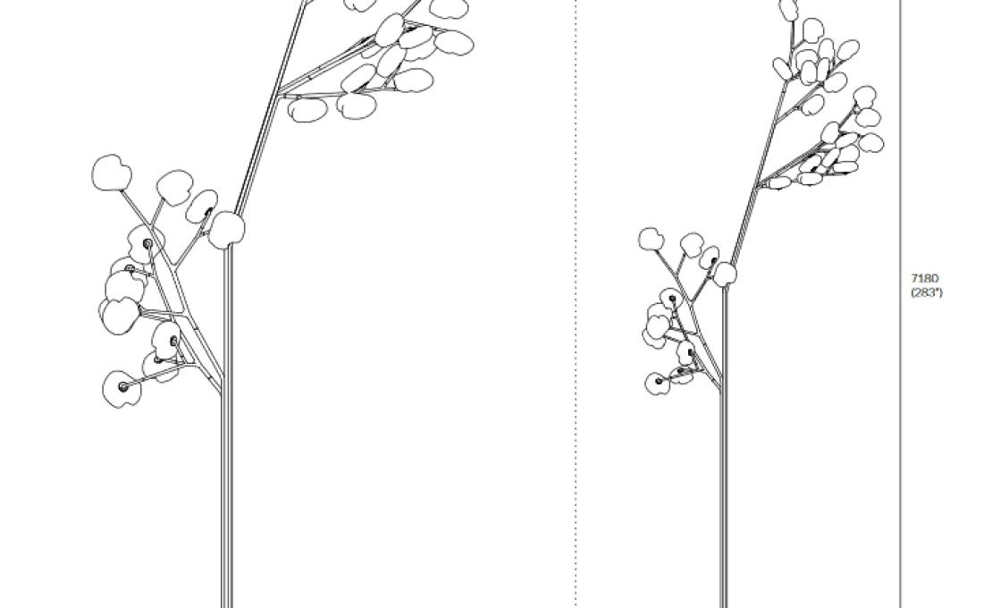 Уличный светильник от фабрики Bocci модель 73 Trunk Floor Lamp