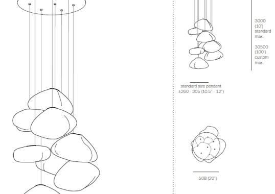 Подвесной светильник от фабрики Bocci модель 73 Suspension Lamp
