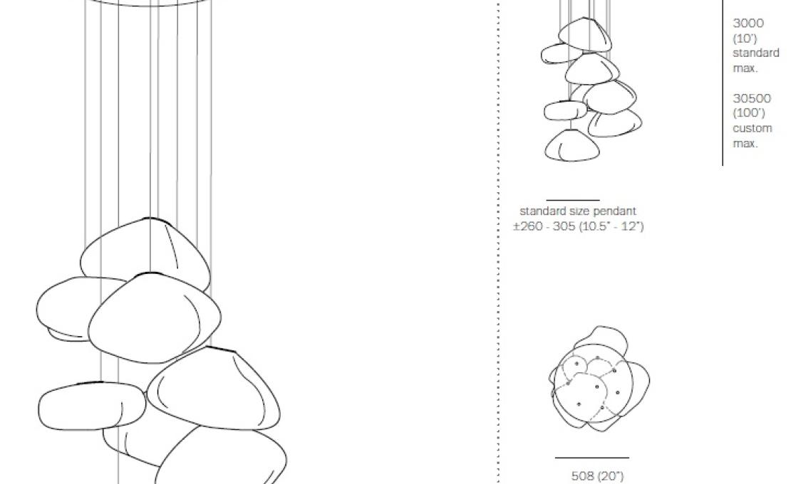 Подвесной светильник от фабрики Bocci модель 73 Suspension Lamp