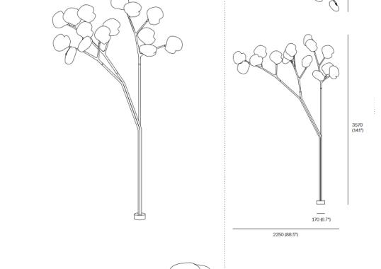 Уличный светильник Bocci 73 Trunk Floor Lamp image 4