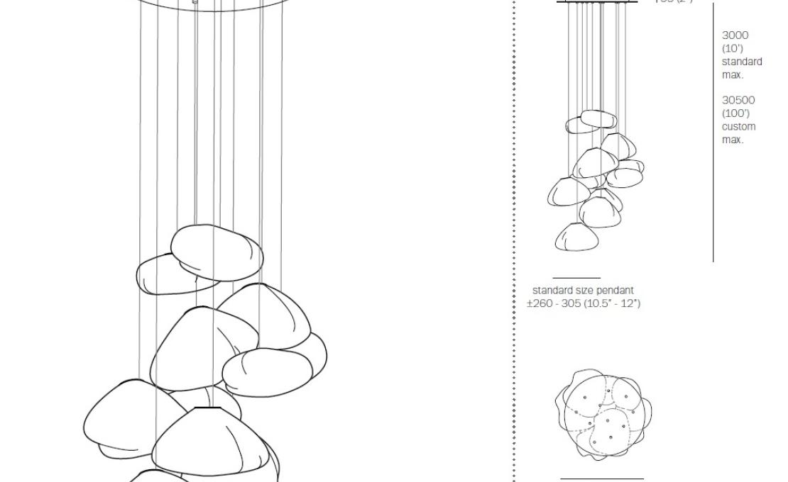Подвесной светильник от фабрики Bocci модель 73 Suspension Lamp