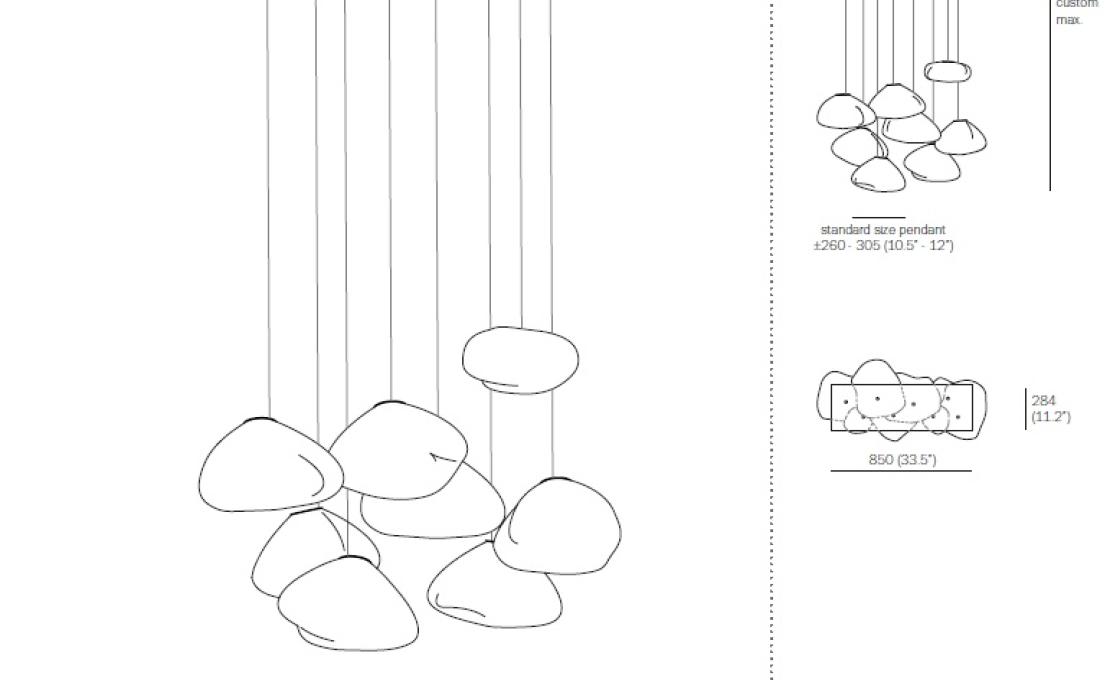 Подвесной светильник от фабрики Bocci модель 73 Suspension Lamp