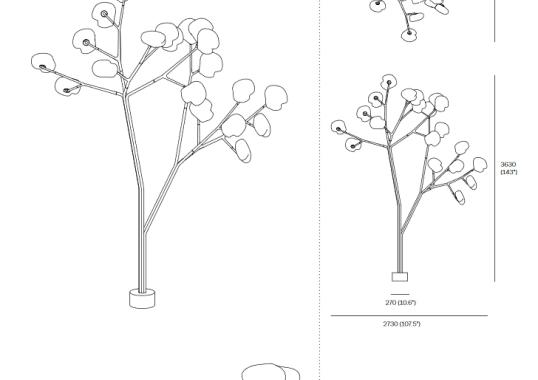 Уличный светильник Bocci 73 Trunk Floor Lamp image 6