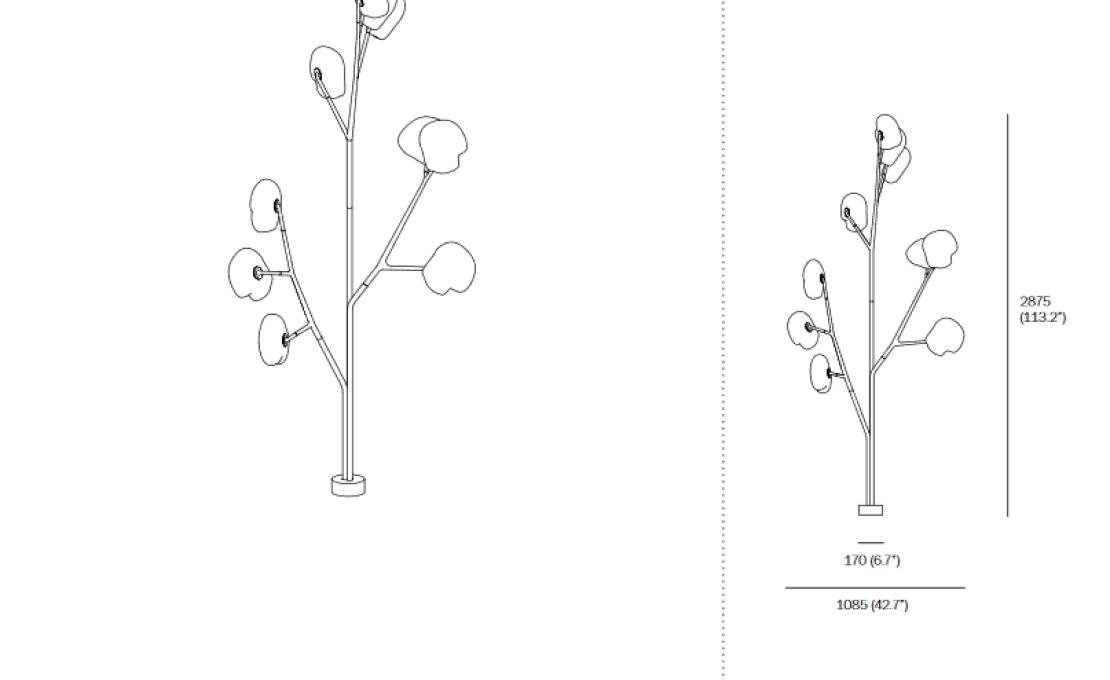Уличный светильник от фабрики Bocci модель 73 Trunk Floor Lamp