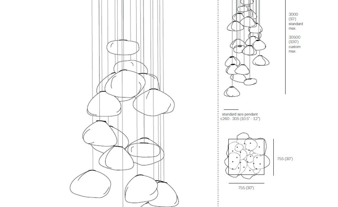 Подвесной светильник от фабрики Bocci модель 73 Suspension Lamp