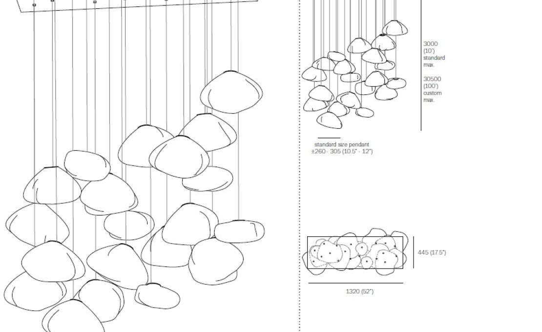 Подвесной светильник от фабрики Bocci модель 73 Suspension Lamp