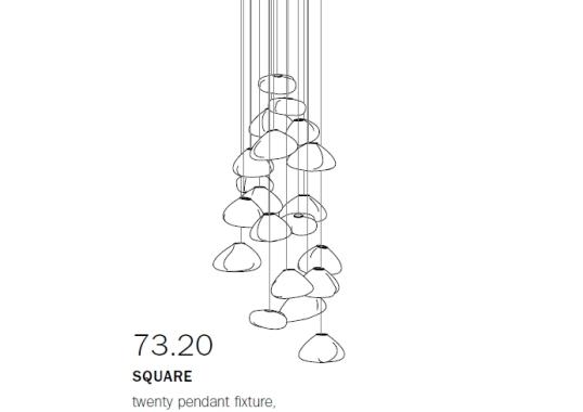 Подвесной светильник от фабрики Bocci модель 73 Suspension Lamp