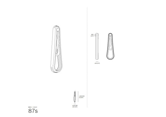 Технические характеристики и чертежи Bocci 87 Wall