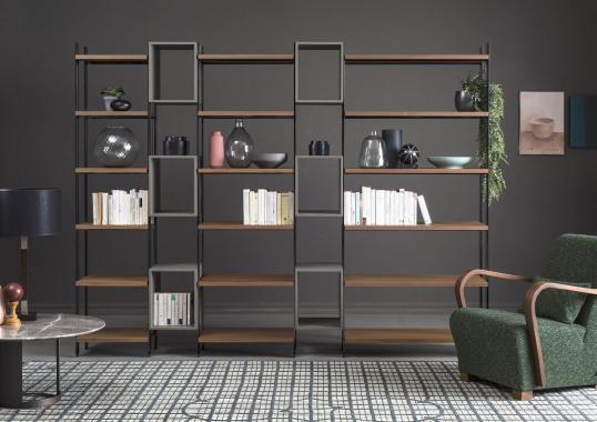 Стеллаж для книг от фабрики Bodema модель Box Bookshelf