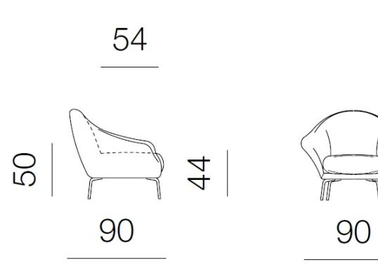 Кресло от фабрики Bodema модель GIU000