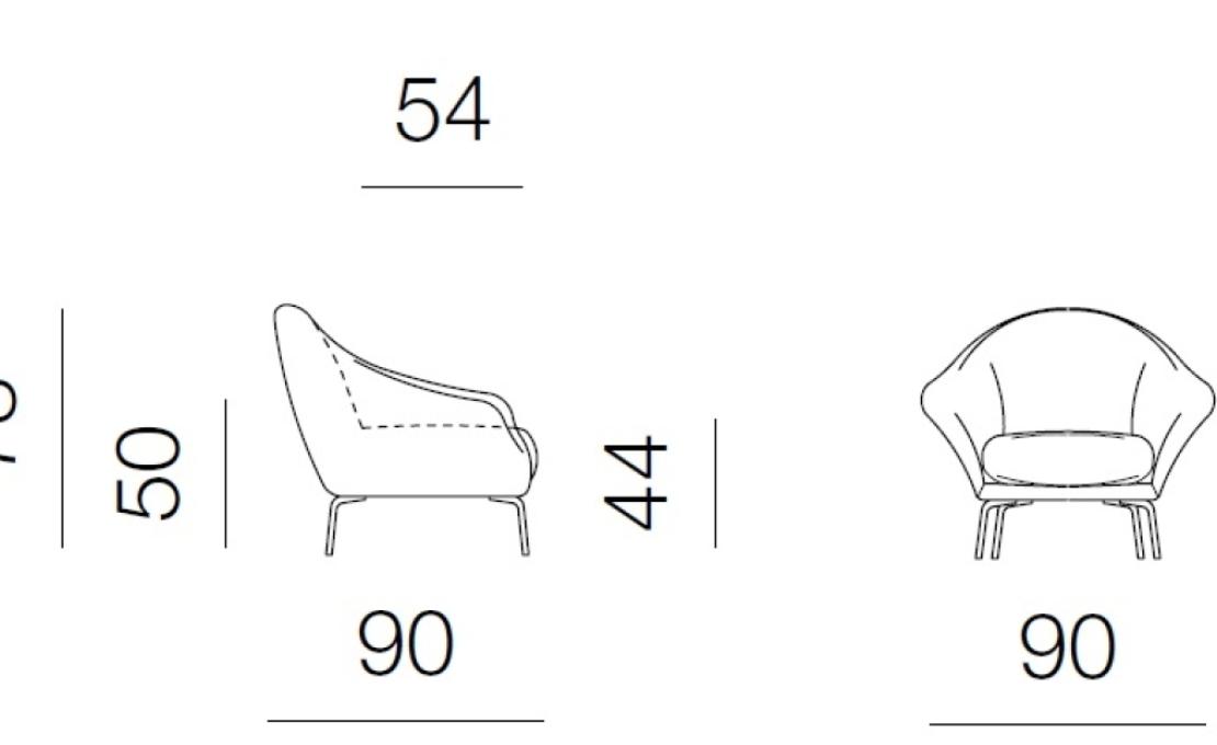 Кресло от фабрики Bodema модель GIU000