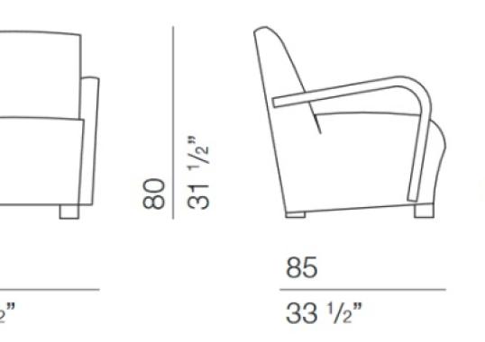 Кресло от фабрики Bodema модель MALY001