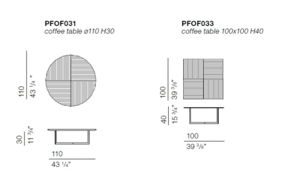 Журнальный столик от фабрики Bodema модель Profile 