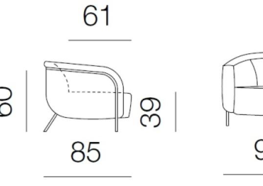 Кресло от фабрики Bodema модель RING000